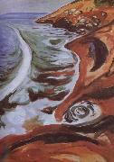 Edvard Munch Rock oil